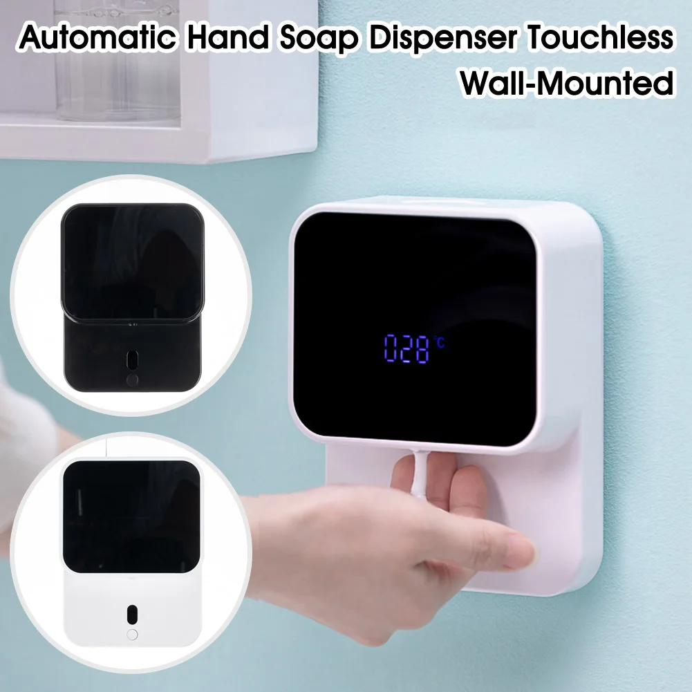 Automatic Hand Soap Dispenser Touchless 280ml Hand Sanitizer Dispenser Wall-Mounted
Automatic Hand Soap Dispenser Touchless 280ml Hand Sanitizer Dispenser Wall-Mounted
