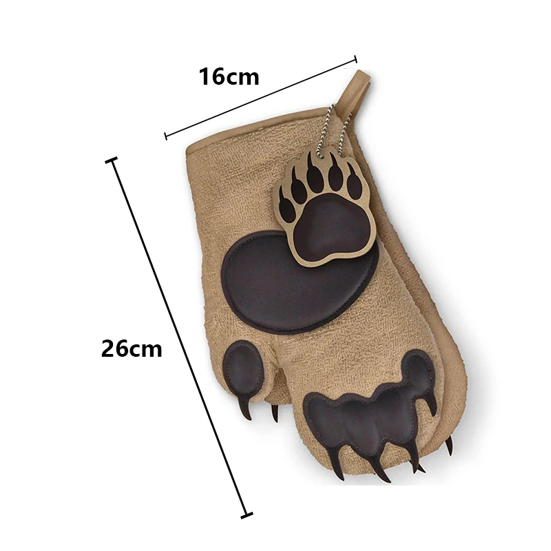 2Pcs Baking tools Silicone heat insulation gloves Heat and high temperature gloves Thickened bear paw microwave oven gloves
2Pcs Baking tools Silicone heat insulation gloves Heat and high temperature gloves Thickened bear paw microwave oven gloves