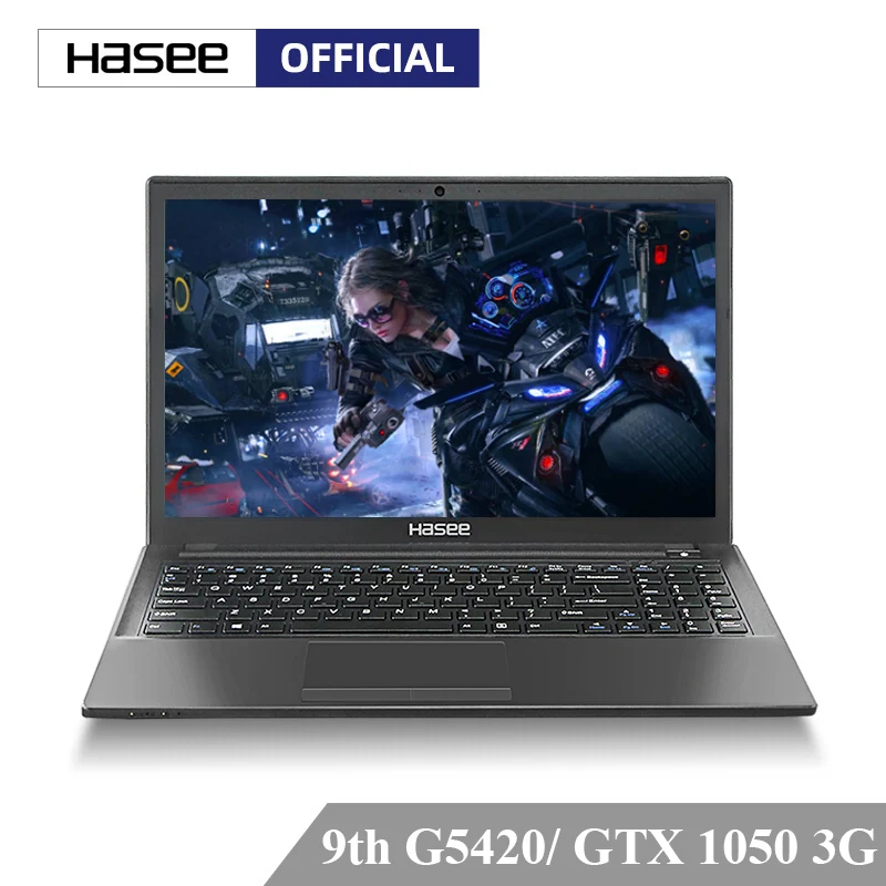 Ноутбук Hasee K670D G4E7 для игр (Intel 9Gen G5420 + GTX1050 3G/8G RAM/256G SSD/15 6 ''IPS)|Ноутбуки| |