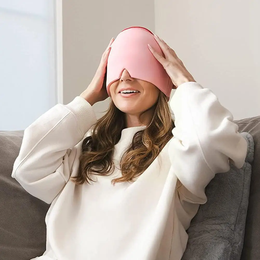 18*12*3cm Ache Relief Cap Pink Black Caps Reusable Care And Tool Wearable R2n6
18*12*3cm Ache Relief Cap Pink Black Caps Reusable Care And Tool Wearable R2n6