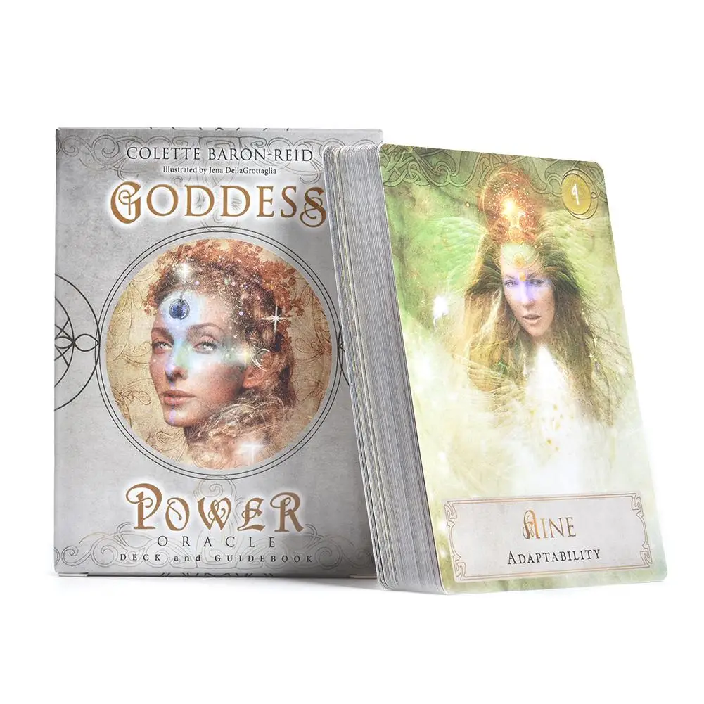 52 шт. Lakens Tarot Kaarten Godin Power Dek Games Guidebook Tafel настольная игра Speelkaart Voor Familie вечерние