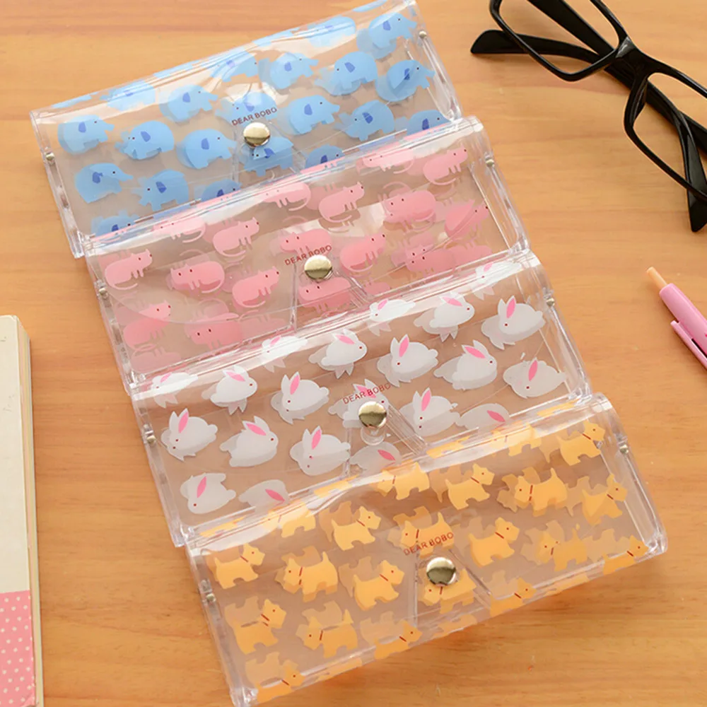1Pcs Cartoon Animals PVC Glasses Box Cute Girl's Transparent Glasses Case Protable Cute Eyewear Boxes
1Pcs Cartoon Animals PVC Glasses Box Cute Girl's Transparent Glasses Case Protable Cute Eyewear Boxes