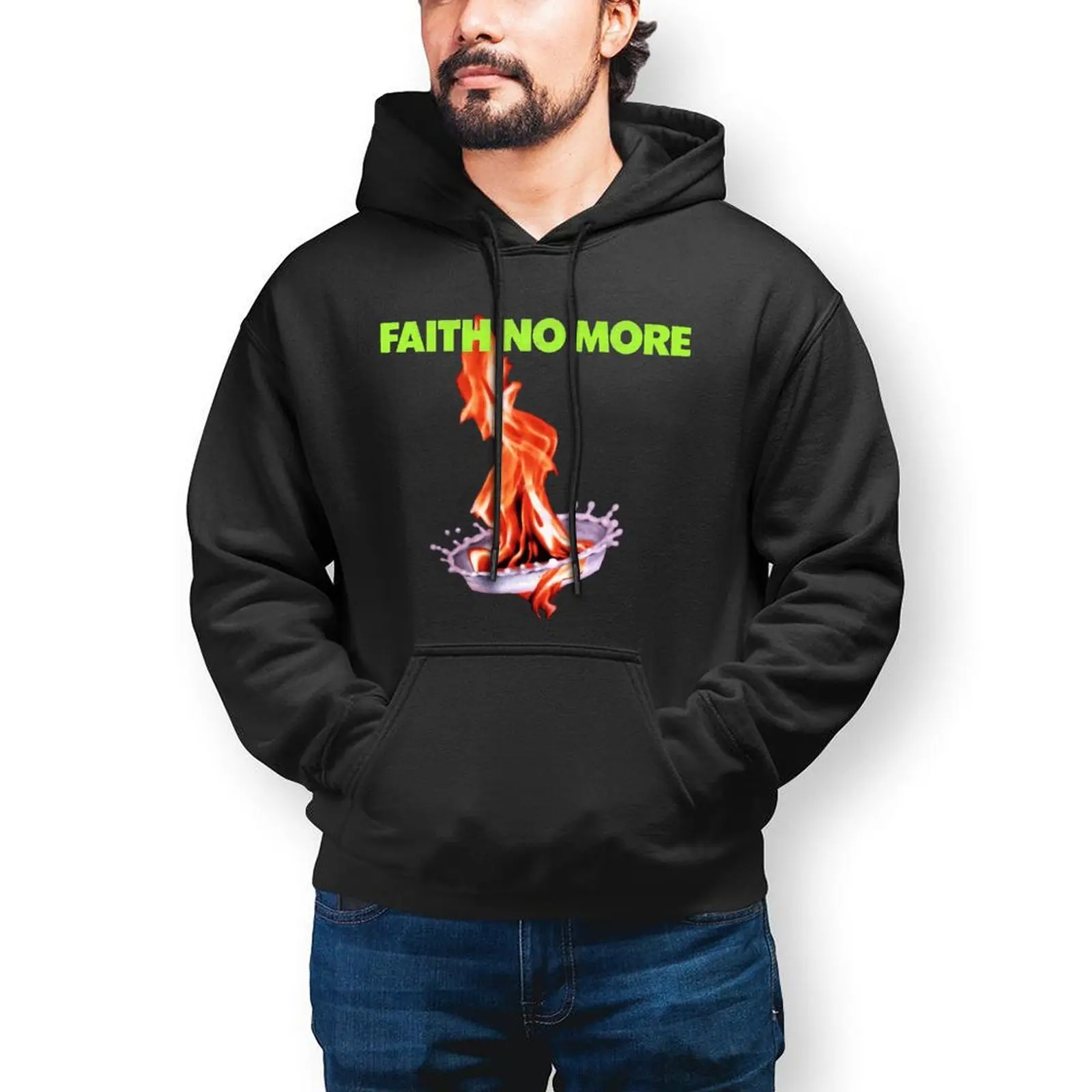 Мужская толстовка с капюшоном и принтом огненного пламени Band Faith No More, теплая хлопковая толстовка с капюшоном
Мужская толстовка с капюшоном и принтом огненного пламени Band Faith No More, теплая хлопковая толстовка с капюшоном