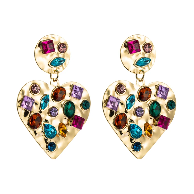 Elegant Korean Multi Color Crystal Dangle Earrings High Quality Geometric Heart Cross Square Shape Pendant Earrings Girl Brincos
Elegant Korean Multi Color Crystal Dangle Earrings High Quality Geometric Heart Cross Square Shape Pendant Earrings Girl Brincos