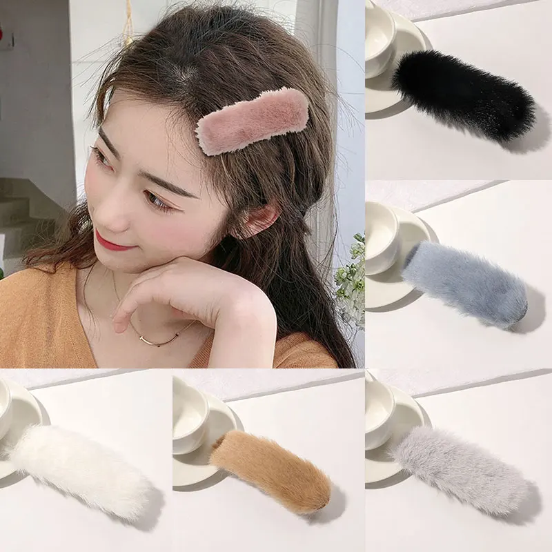 Winter Women Girls Cute Candy Colors Faux Fur Soft Hairpins Sweet Headband Hair Clips Barrettes Fashion Hair Accessories
Winter Women Girls Cute Candy Colors Faux Fur Soft Hairpins Sweet Headband Hair Clips Barrettes Fashion Hair Accessories