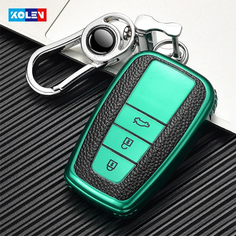 Leather+TPU All-Inclusive Car Remote Key Full Cover Case For Toyota CHR C-HR Prado Prius Camry Corolla RAV4 2017-2019 Holder Fob
Leather+TPU All-Inclusive Car Remote Key Full Cover Case For Toyota CHR C-HR Prado Prius Camry Corolla RAV4 2017-2019 Holder Fob