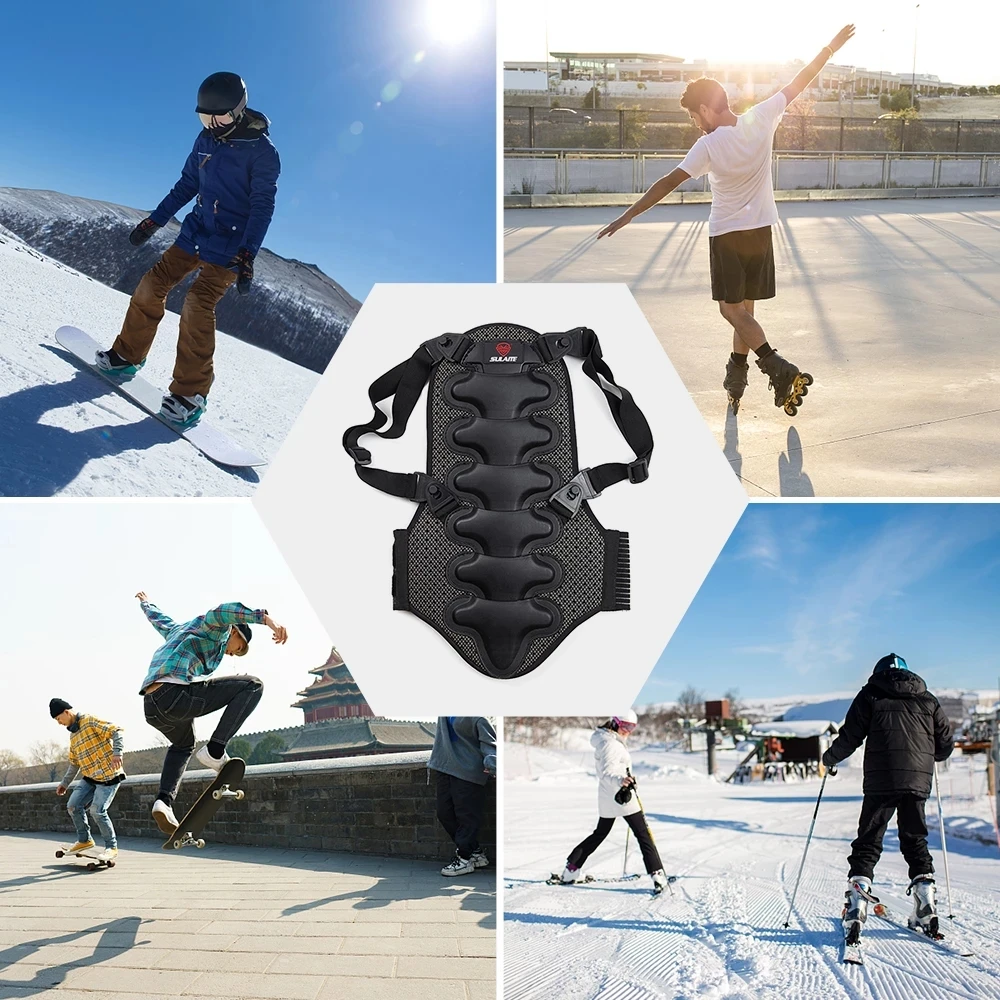 New Removable Back Protector Detachable Thick EVA Protection Back Pad Cushion For Motorcycling Mountain Biking Skating Skiing
New Removable Back Protector Detachable Thick EVA Protection Back Pad Cushion For Motorcycling Mountain Biking Skating Skiing