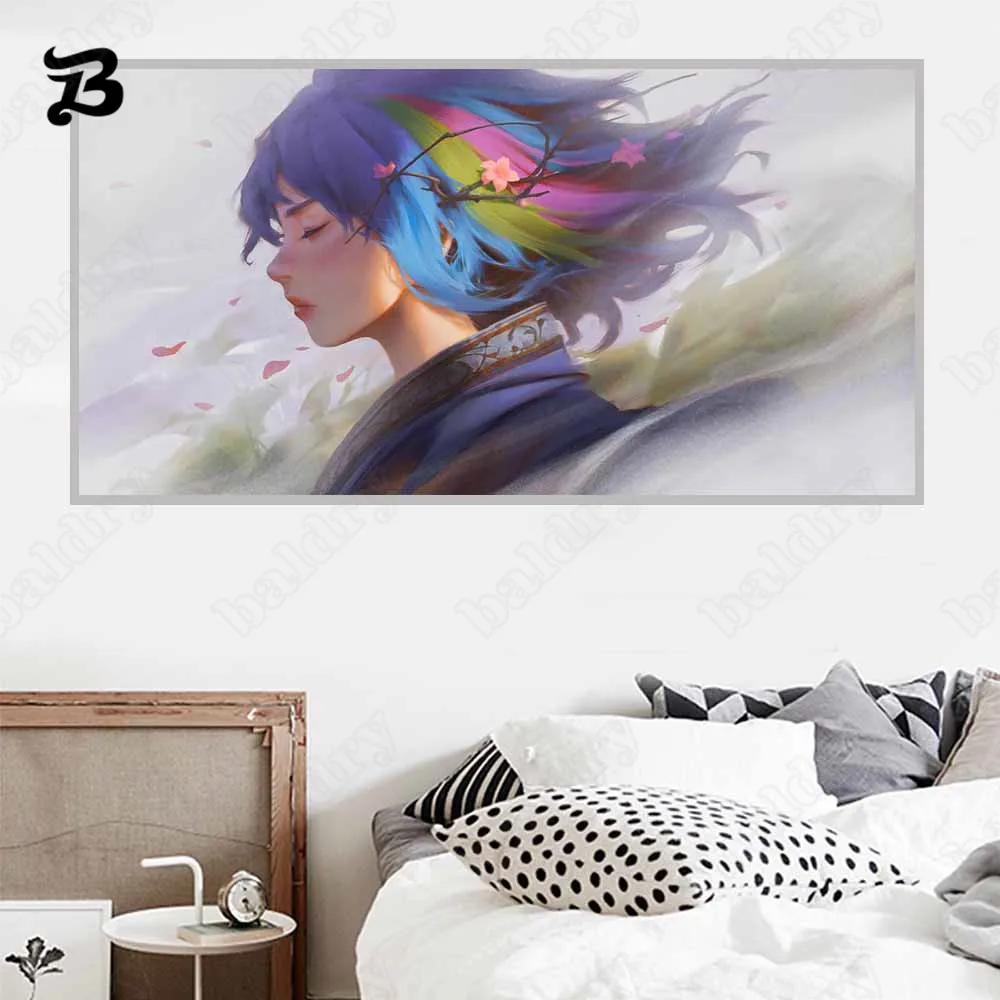 Canvas Painting Wall Art Figure Oil Painting Color Hair Girl Abstract Art Canvas Posters Prints for Living Room Bedroom Decor
Canvas Painting Wall Art Figure Oil Painting Color Hair Girl Abstract Art Canvas Posters Prints for Living Room Bedroom Decor