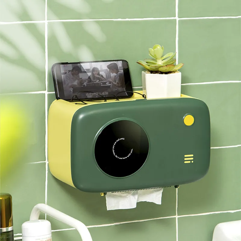 Non-porous Toilet Paper Box Holder Box Creative Waterproof Tissue Box Rack Beautiful Bathroom Decoration Cocina Accesorio shelf
Non-porous Toilet Paper Box Holder Box Creative Waterproof Tissue Box Rack Beautiful Bathroom Decoration Cocina Accesorio shelf
