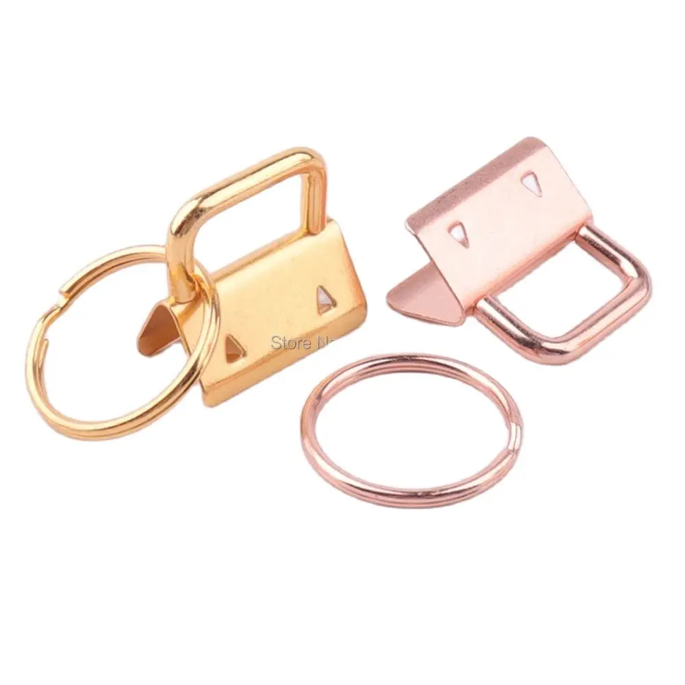 30pcs /lot 25mm 1inch Rose Gold/Gold Color Key Fob Hardware with key ring Split ring buckle For lanyard Webbing
30pcs /lot 25mm 1inch Rose Gold/Gold Color Key Fob Hardware with key ring Split ring buckle For lanyard Webbing