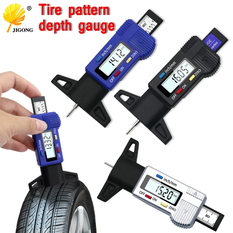 Цифровой измеритель толщины протектора шин, автомобильный измеритель толщины покрышек
Цифровой измеритель толщины протектора шин, автомобильный измеритель толщины покрышек