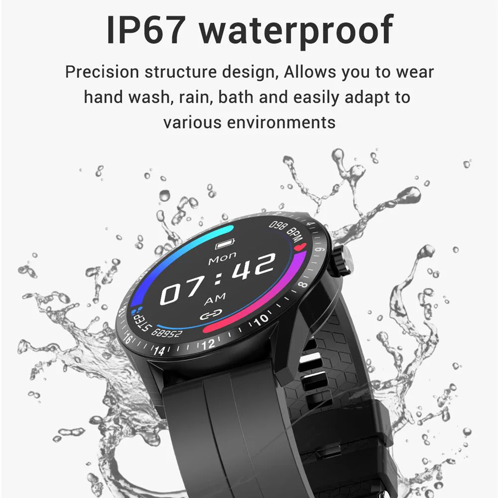 Смарт-часы PK L8 L7 L13 мужские водонепроницаемые с поддержкой Bluetooth | Электроника