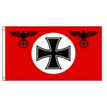 90x150cm German Empire Reich Eagle Iron Cross Flag