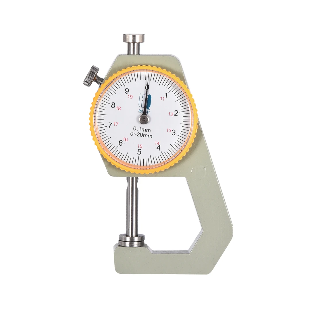 uxcell Thickness Gauge 0-20x0.1mm Range Flat Anvil Round Dial Indicator Aluminum Alloy for Measuring Paper Film and Leather
uxcell Thickness Gauge 0-20x0.1mm Range Flat Anvil Round Dial Indicator Aluminum Alloy for Measuring Paper Film and Leather