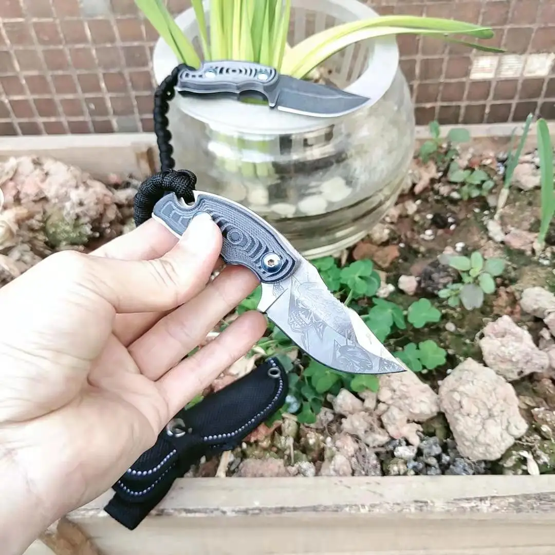 SR S300A S300B Quality Hunting Knife Survival Knives Fixed Pocket Sharpener Karambit Blade G10 Handle Tactical Tool | Инструменты