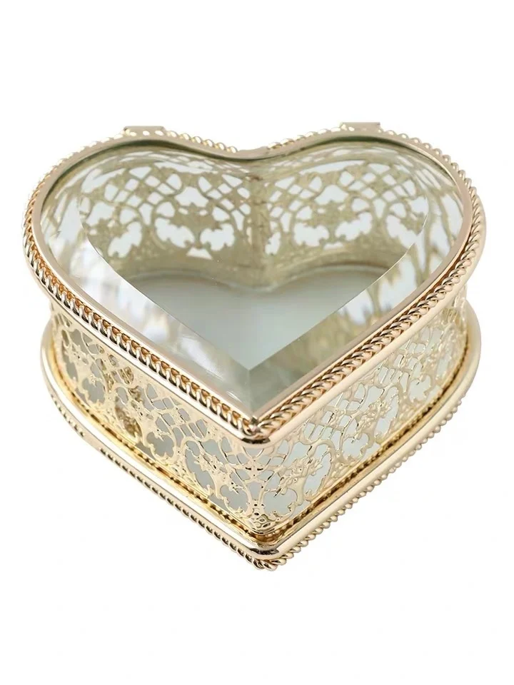 Box Glass Storage-Container Makeup-Organizer Ring Dressing-Table Jewelry Diamond Heart-Shape
Box Glass Storage-Container Makeup-Organizer Ring Dressing-Table Jewelry Diamond Heart-Shape