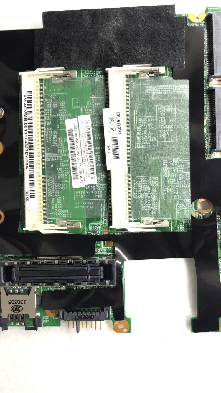 KEFU 48.4CV01.031 For Lenovo Lenovo ThinkPad X201 X201i Notebook Motherboard FRU 63Y2062 CPU i5-520M QM57 DDR3 100% Test Work
KEFU 48.4CV01.031 For Lenovo Lenovo ThinkPad X201 X201i Notebook Motherboard FRU 63Y2062 CPU i5-520M QM57 DDR3 100% Test Work
