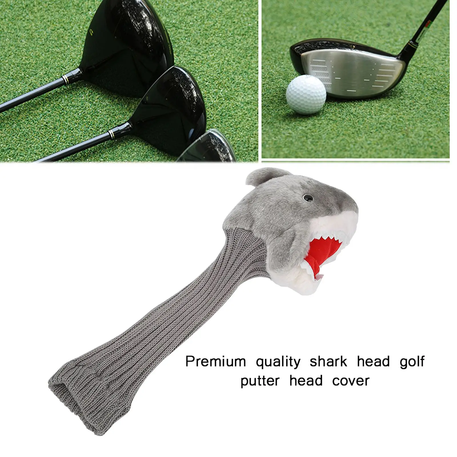 Golf Club Cover Cap Cue Sleeve Lovely Shark Design Golf Pole Cover Soft Plush Fabric Protector Cover Golf Rod Sleeve Accessories
Golf Club Cover Cap Cue Sleeve Lovely Shark Design Golf Pole Cover Soft Plush Fabric Protector Cover Golf Rod Sleeve Accessories