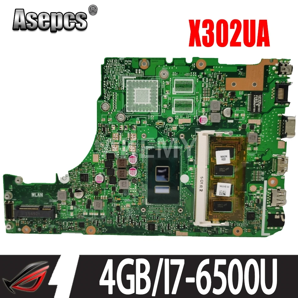 X302UA_UJ Материнская плата ноутбука для ASUS X302UA X302UJ X302UV оригинальная материнская плата на борту 4GB-RAM I7-6500U GM
X302UA_UJ Материнская плата ноутбука для ASUS X302UA X302UJ X302UV оригинальная материнская плата на борту 4GB-RAM I7-6500U GM