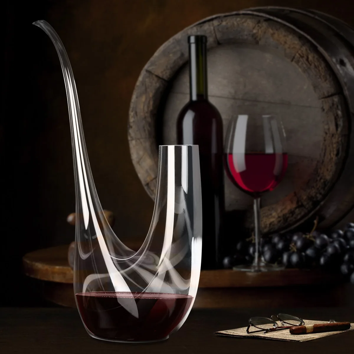 YKPuii 800ml Decanter Oblique Mouth Harp Lead Free Crystal Western Style Fast Pouring Wine For Bar Club Home
YKPuii 800ml Decanter Oblique Mouth Harp Lead Free Crystal Western Style Fast Pouring Wine For Bar Club Home