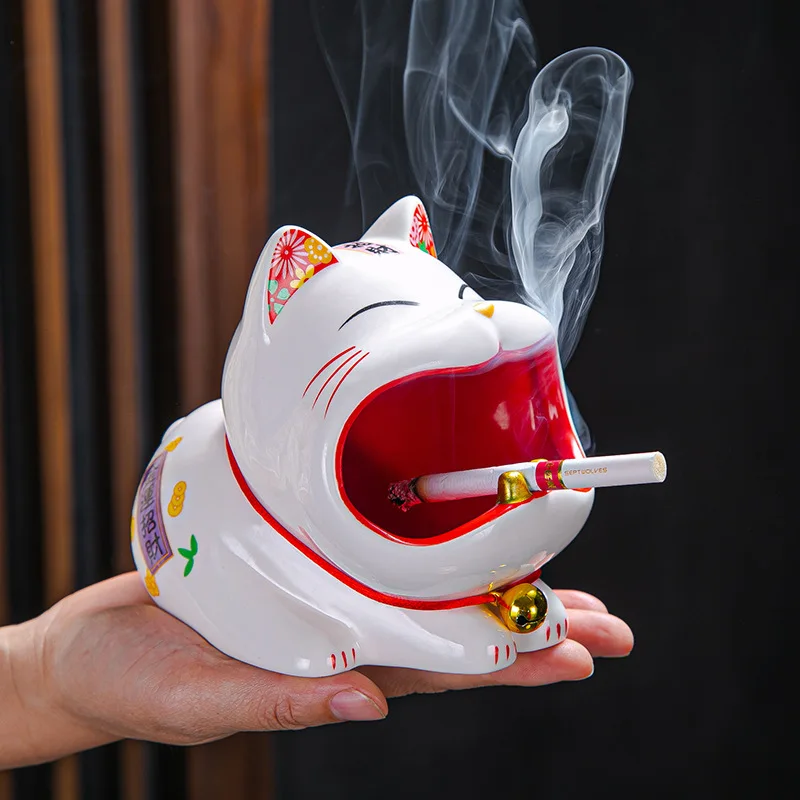 Ceramic cartoon animal ashtray cat ash-proof car large-capacity ashtray living room office decoration for boyfriend gift
Ceramic cartoon animal ashtray cat ash-proof car large-capacity ashtray living room office decoration for boyfriend gift