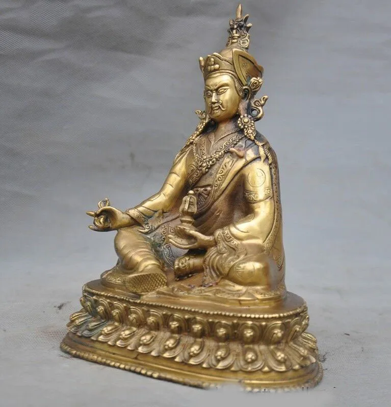 wedding decoration Tibetan Buddhism Brass Seat Guru Rinpoche Padmasambhava Buddha statue Sculpture
wedding decoration Tibetan Buddhism Brass Seat Guru Rinpoche Padmasambhava Buddha statue Sculpture
