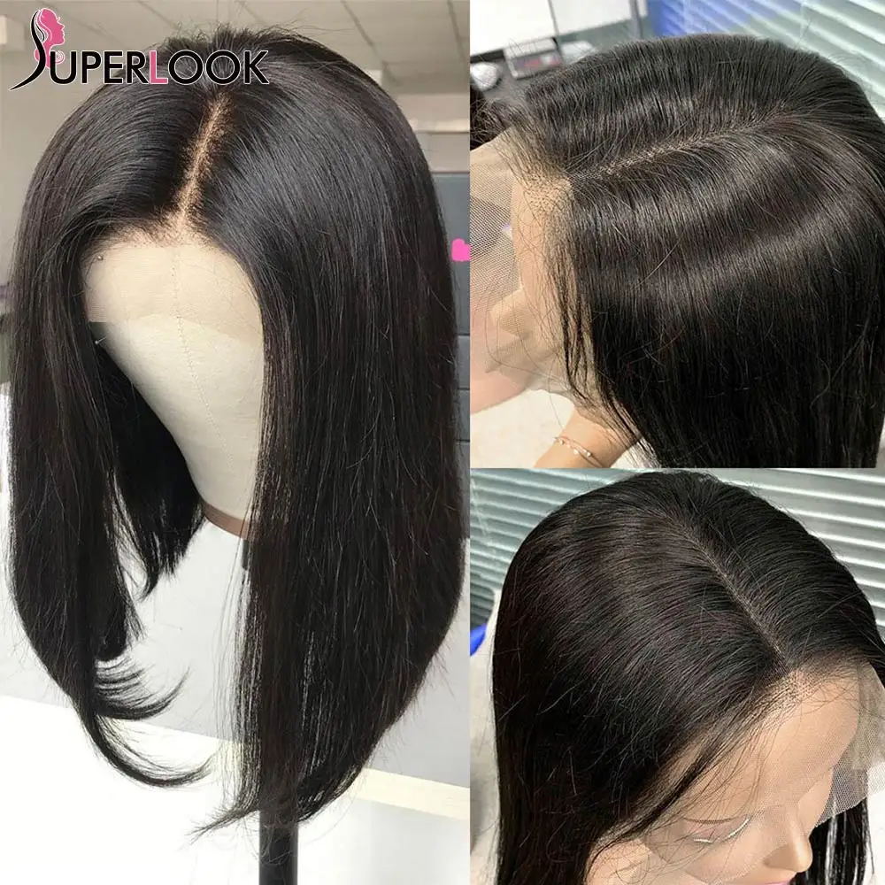 Short Straight Bob Wig 4x4 Lace Front Wig Human Hair Pre Plucked HD Transparent Lace Wig 8-16 Inch Lace Wig 180 Density
Short Straight Bob Wig 4x4 Lace Front Wig Human Hair Pre Plucked HD Transparent Lace Wig 8-16 Inch Lace Wig 180 Density