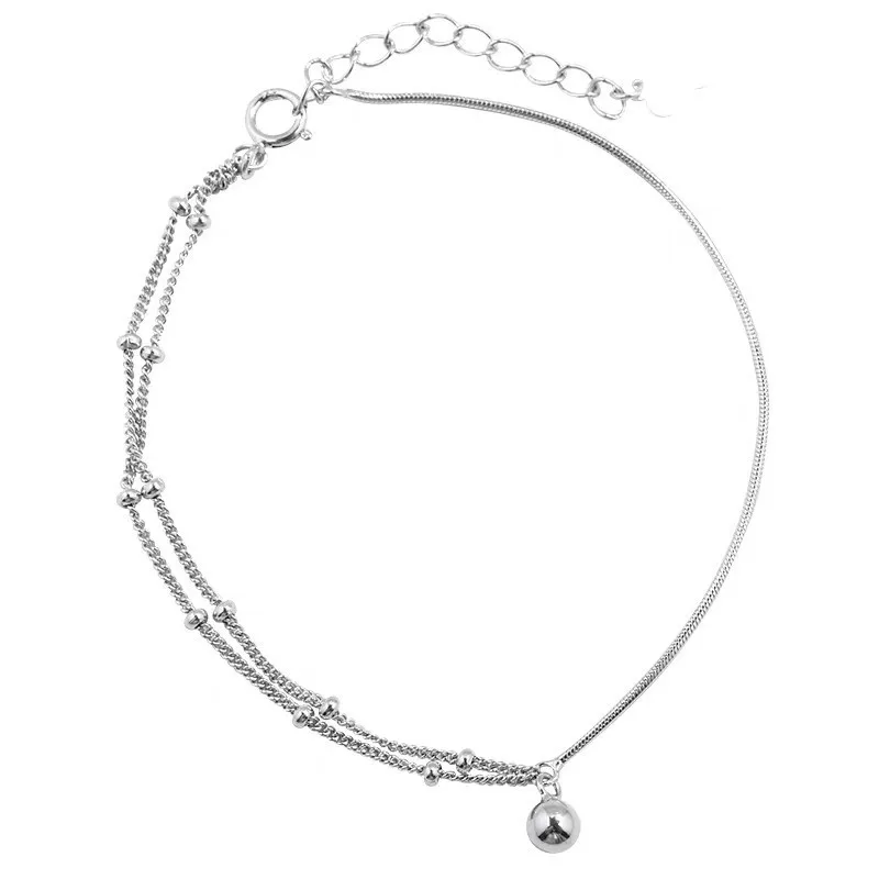 925 Sterling Silver Small Bracelet Fashion Women Double Layer Small Beads Fine Jewelry for Wedding Party Gift
925 Sterling Silver Small Bracelet Fashion Women Double Layer Small Beads Fine Jewelry for Wedding Party Gift