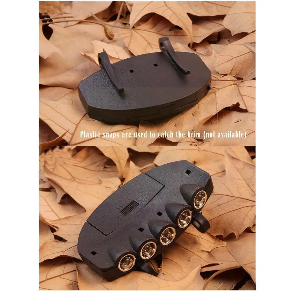 1Pc 5LED Clip-on Cap Lamp Night Fishing Light Portable Headlamp Night Hiking Headlamp Fishing Tool Camping Outdoor G6S0
1Pc 5LED Clip-on Cap Lamp Night Fishing Light Portable Headlamp Night Hiking Headlamp Fishing Tool Camping Outdoor G6S0
