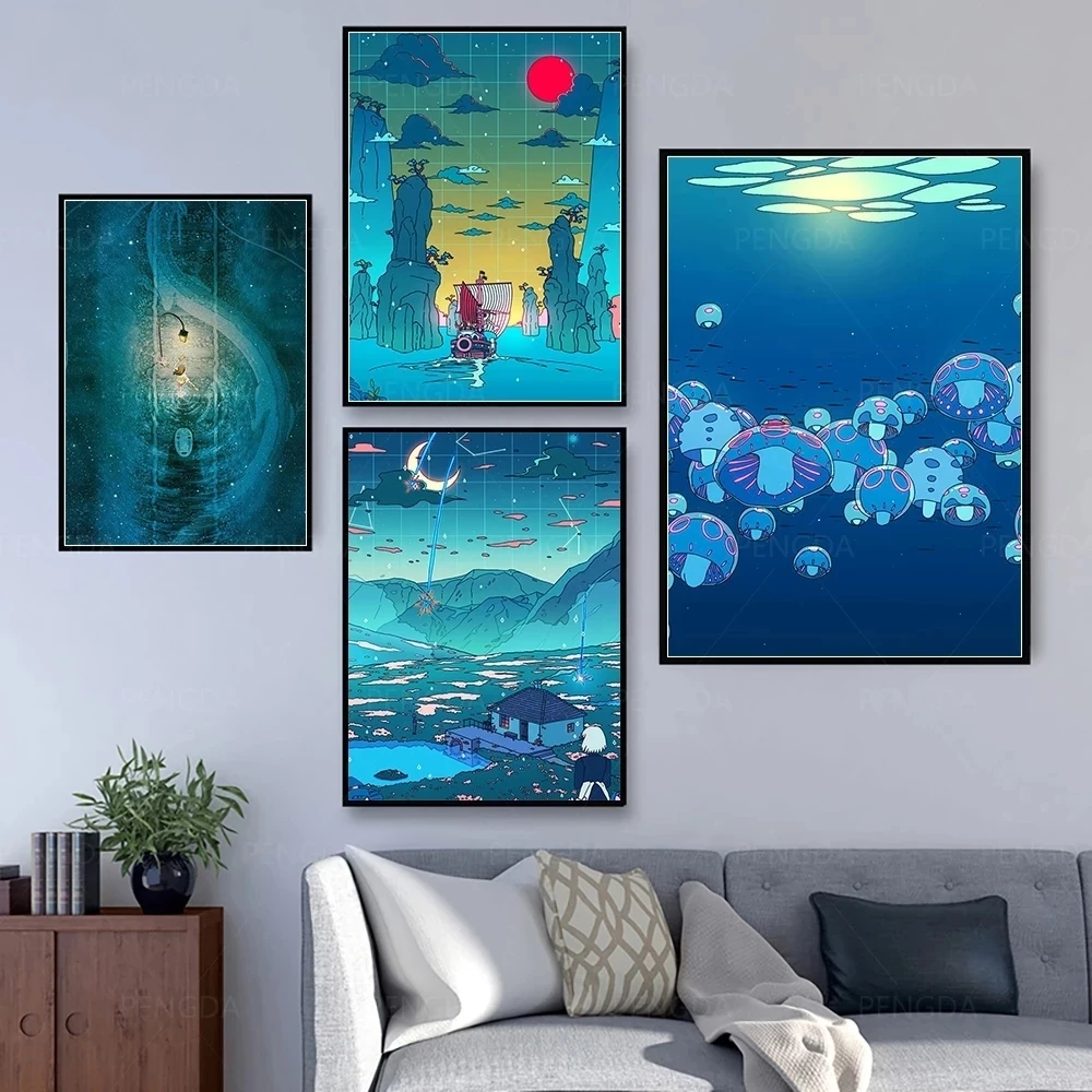 Home Decoration Cartoon Night Moon Wall Art Nature View Modern Canvas Prints Painting Modular Pictures For Bedroom Poster Frame
Home Decoration Cartoon Night Moon Wall Art Nature View Modern Canvas Prints Painting Modular Pictures For Bedroom Poster Frame