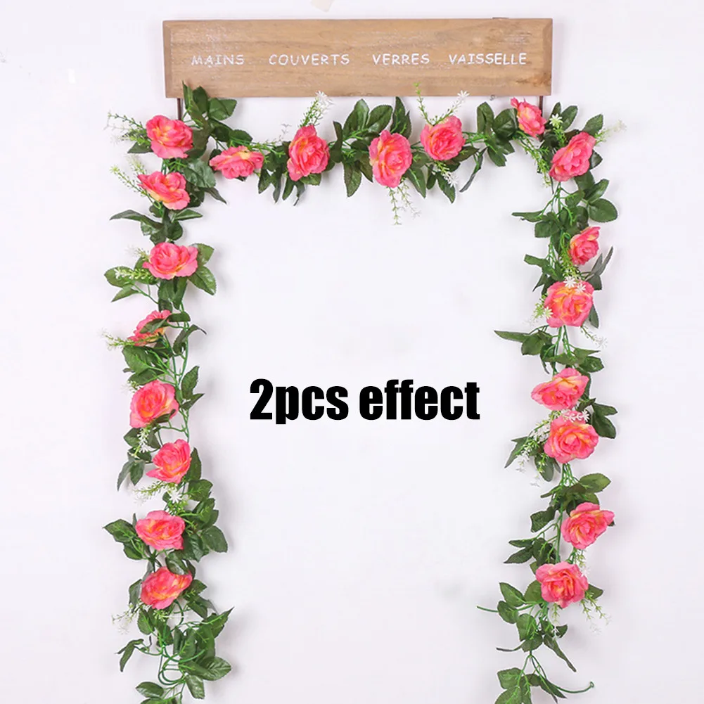 2pcs Artificial Rose Flowers Vine 10Heads Faux Silk Rose Leaf Garland Vine Home Hanging Plants Wedding Party Flower Basket Decor
2pcs Artificial Rose Flowers Vine 10Heads Faux Silk Rose Leaf Garland Vine Home Hanging Plants Wedding Party Flower Basket Decor