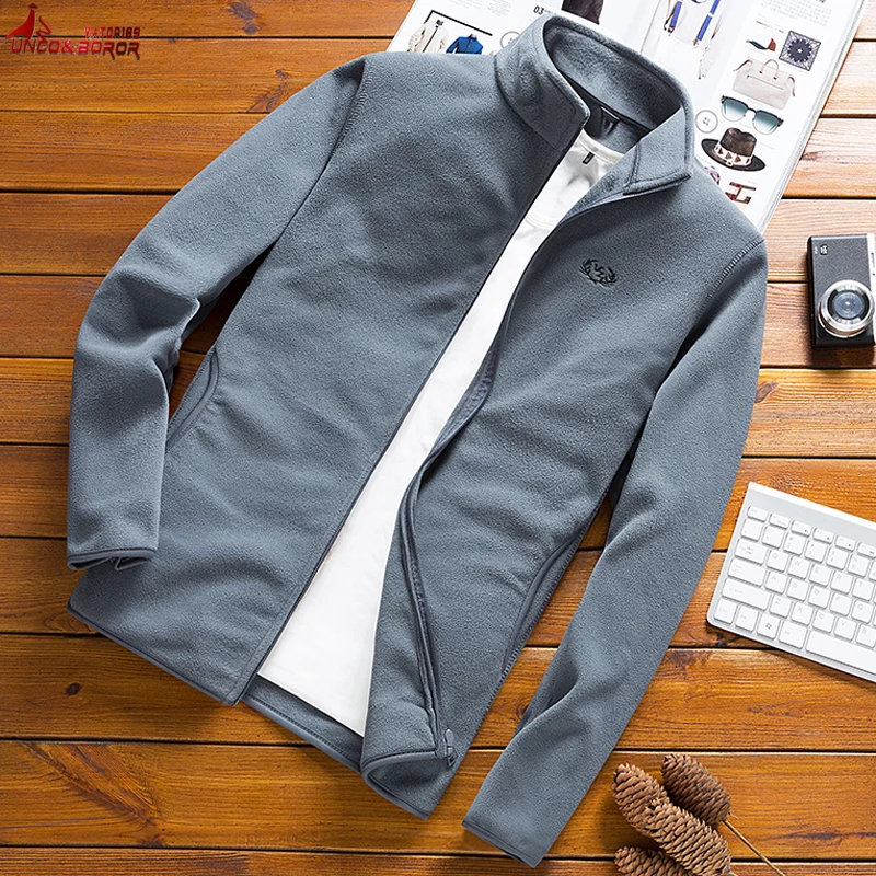 Spring Autumn Man Casual Fleece Coat Tactical Soft Shell Jacket Outdoor Warm Sweatshirt Male Zipper Standing Collar Windbreaker
Spring Autumn Man Casual Fleece Coat Tactical Soft Shell Jacket Outdoor Warm Sweatshirt Male Zipper Standing Collar Windbreaker