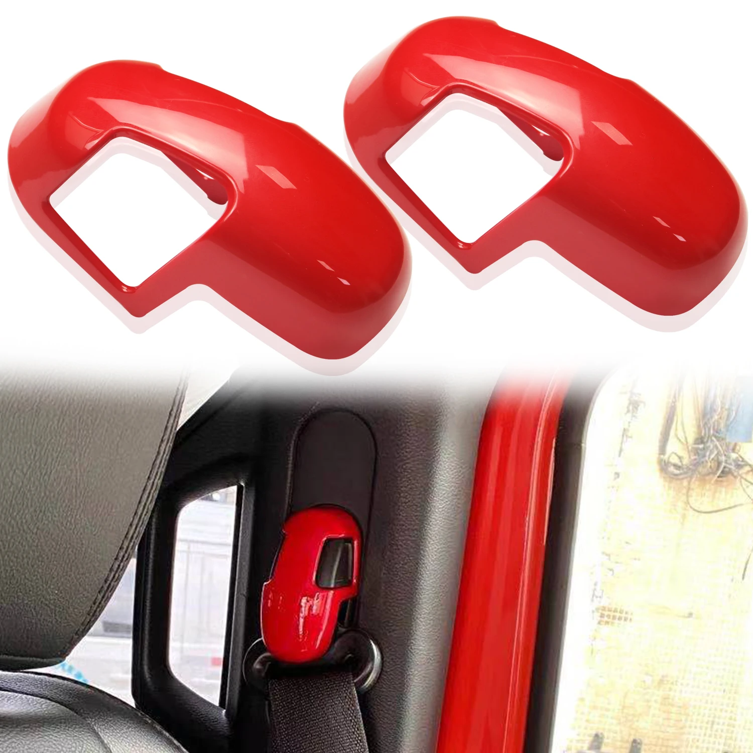 Bolaxin Interior B Pillar Seat Safety Belt Trim Fit for Jeep Wrangler JL 2018-2021 ABS 4pcs Multiple colors
Bolaxin Interior B Pillar Seat Safety Belt Trim Fit for Jeep Wrangler JL 2018-2021 ABS 4pcs Multiple colors