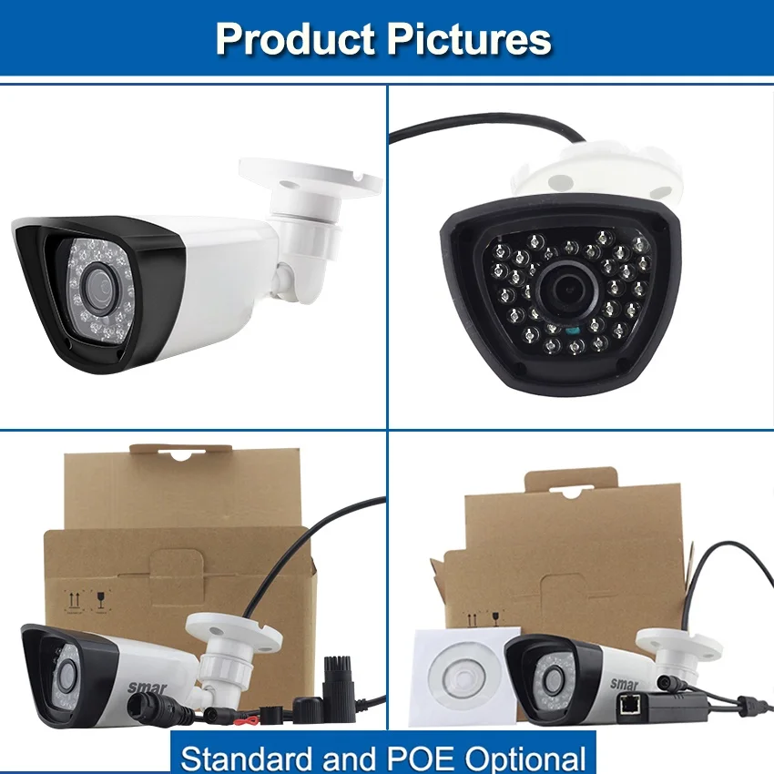 HD H.265 1080P IP Camera 20FPS Outdoor Waterproof Street Security Camera 30PCS IR LEDS 15-25M XMEYE P2P Free ONVIF Plastic
HD H.265 1080P IP Camera 20FPS Outdoor Waterproof Street Security Camera 30PCS IR LEDS 15-25M XMEYE P2P Free ONVIF Plastic