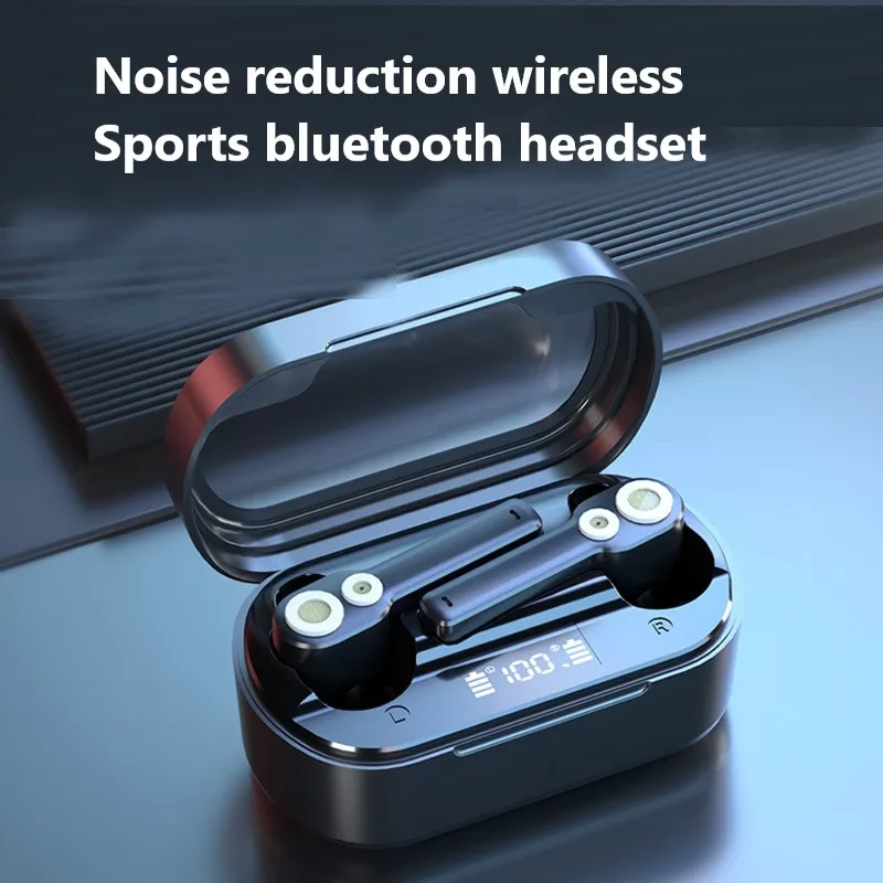 Sports Bluetooth Headset Dual-moving Subwoofer Noise Reduction Wireless Sports Bluetooth Headset Is Stylish Beautiful Convenient
Sports Bluetooth Headset Dual-moving Subwoofer Noise Reduction Wireless Sports Bluetooth Headset Is Stylish Beautiful Convenient