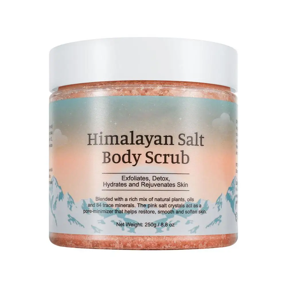 

250G Body Scrub Natural Exfoliating Salt Scrub For Skin Care Face Essence Moisturizing Anti-aging&Wrinkle Brighting Skin