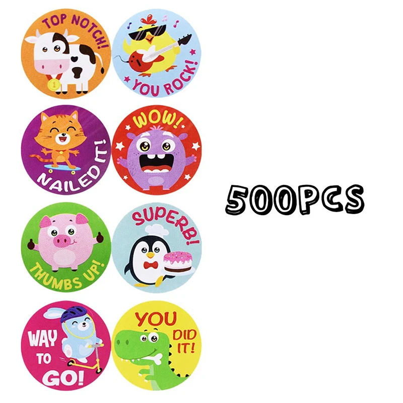 500Pcs Cartoon Animal Reward Encouragement Waterproof Stickers Roll Toys For Kids
500Pcs Cartoon Animal Reward Encouragement Waterproof Stickers Roll Toys For Kids