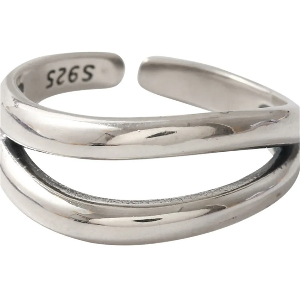 Oval Shaped Thai Silver Rings Minimalist Double Layer Ring for Women Party Jewelry Simple Fashion Wholesale
Oval Shaped Thai Silver Rings Minimalist Double Layer Ring for Women Party Jewelry Simple Fashion Wholesale