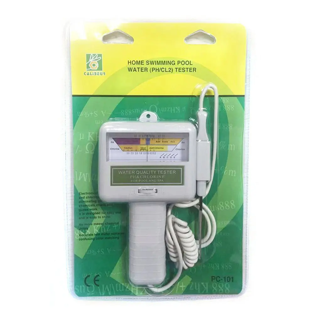 Water Quality Tester Digital 2 In 1 PH And Chlorine Level CL2 Tester For Swimming Pool Spa Water Quality Analysis Monitor
Water Quality Tester Digital 2 In 1 PH And Chlorine Level CL2 Tester For Swimming Pool Spa Water Quality Analysis Monitor