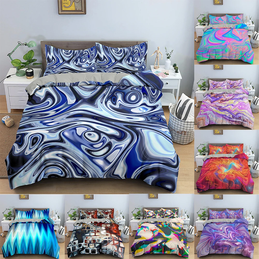 Abstract Duvet Cover Psychedelic Bedding Set Queen Size Comforter Sets for Bedroom Microfiber Quilt Cover Bedclothes
Abstract Duvet Cover Psychedelic Bedding Set Queen Size Comforter Sets for Bedroom Microfiber Quilt Cover Bedclothes