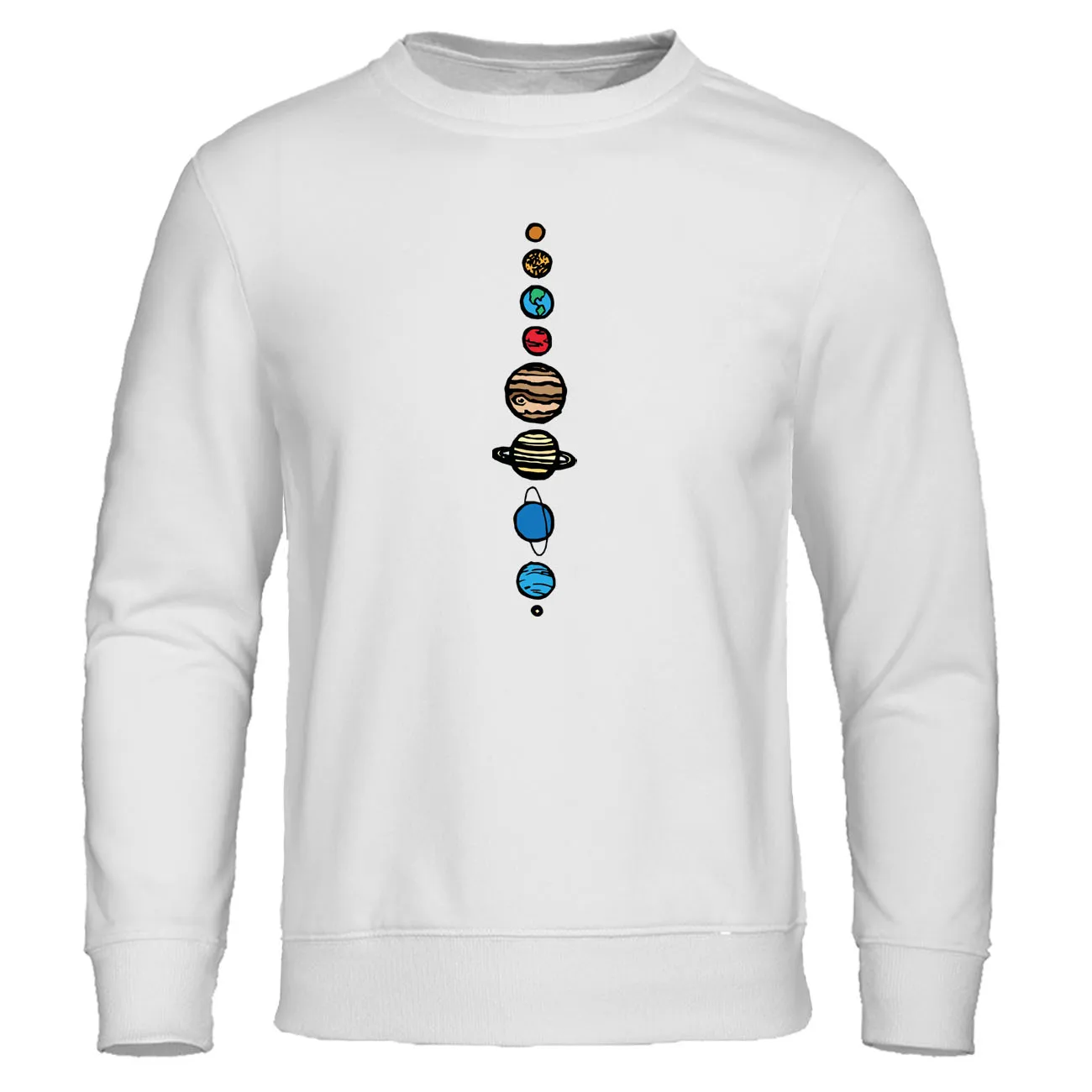 Universe Solar System осенняя Новинка толстовка с капюшоном для мужчин цвета планеты