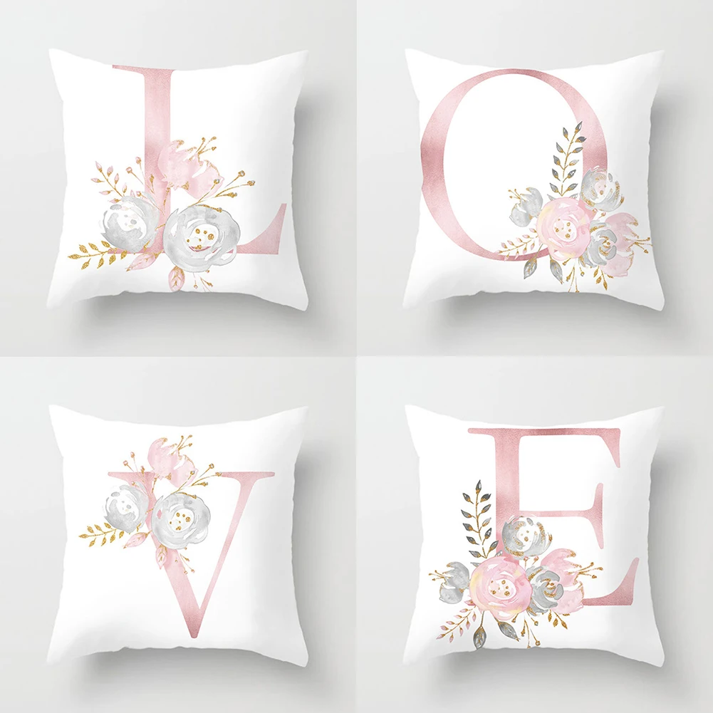 1 Pcs 26 English Alphabet Pattern Cushion Cover Home Fabric Pillow Cover 45*45cm For Home Office/Study
1 Pcs 26 English Alphabet Pattern Cushion Cover Home Fabric Pillow Cover 45*45cm For Home Office/Study