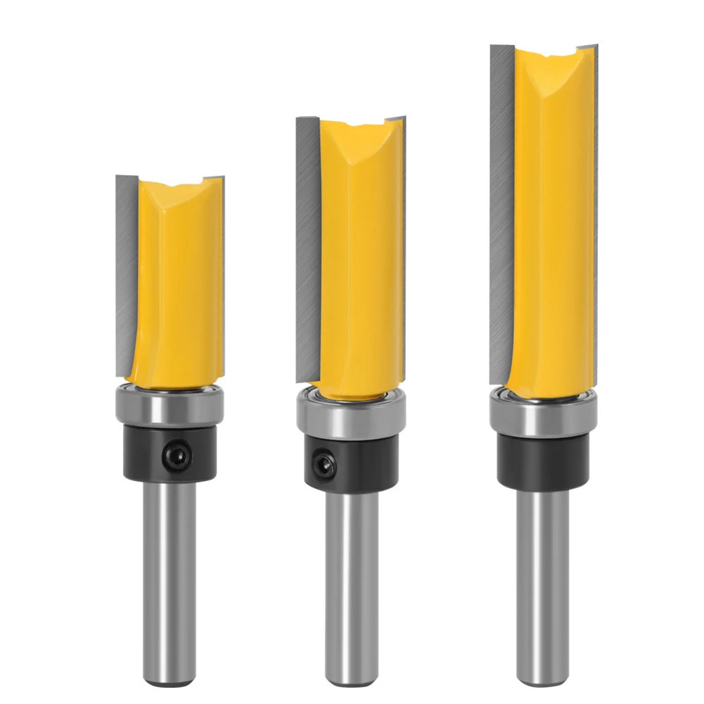 Shank Flush Trim Milling Cutter 8mm Woodworking Strong Toughness Wooden Portable Engraving Straight Router Bits
Shank Flush Trim Milling Cutter 8mm Woodworking Strong Toughness Wooden Portable Engraving Straight Router Bits