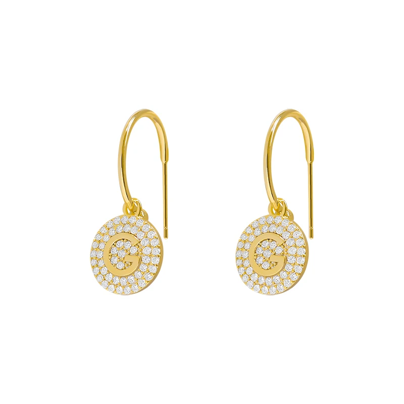 New Fashion Letter G Link Chain Dangle Earrings Elegant Imitation Pearl Crystal Alphabet Ear Studs Simple Gold Earring for Women
New Fashion Letter G Link Chain Dangle Earrings Elegant Imitation Pearl Crystal Alphabet Ear Studs Simple Gold Earring for Women