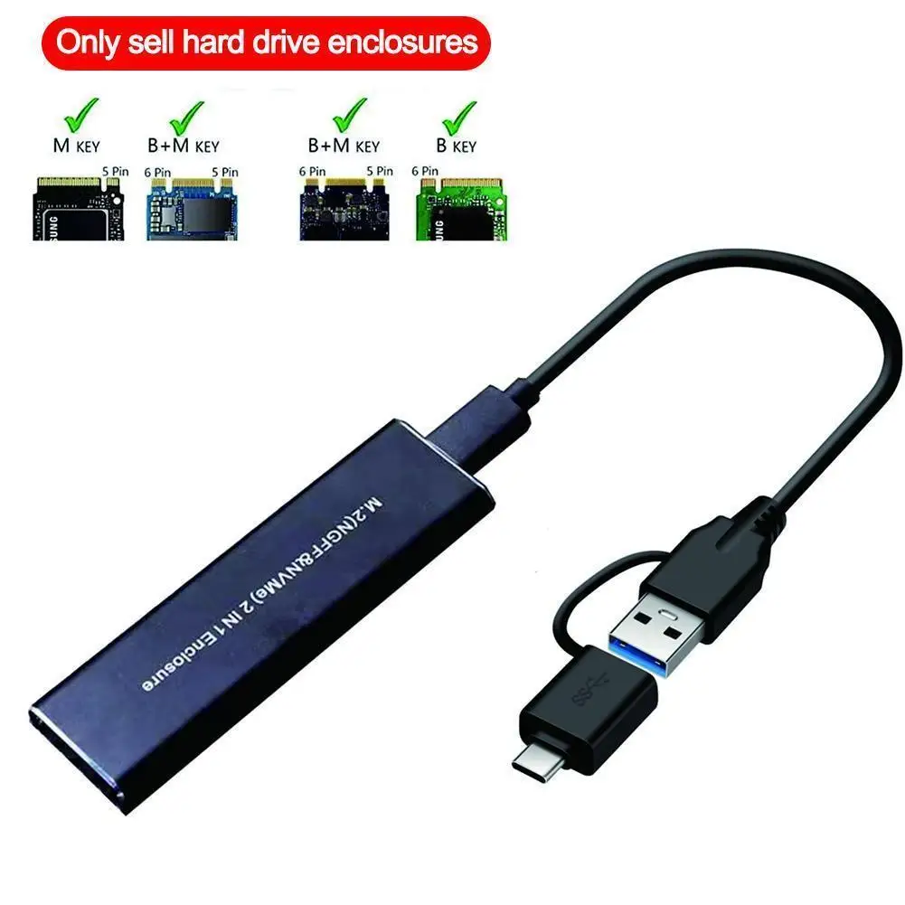 Чехол M.2 NVME SSD на USB, 10 Гбит/с, двойной протокол M2 NVMe Box PCIe NGFF SATA M2 NVMe, адаптер корпуса с OTG для M.2 SSD
Чехол M.2 NVME SSD на USB, 10 Гбит/с, двойной протокол M2 NVMe Box PCIe NGFF SATA M2 NVMe, адаптер корпуса с OTG для M.2 SSD