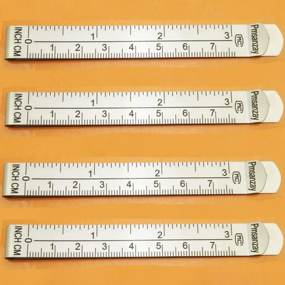Quilting Supplies Set of 4 Stainless Steel Hemming Clips 3 Inches Measurement Ruler Sewing Clips for Wonder Clips, Pinning and M
Quilting Supplies Set of 4 Stainless Steel Hemming Clips 3 Inches Measurement Ruler Sewing Clips for Wonder Clips, Pinning and M