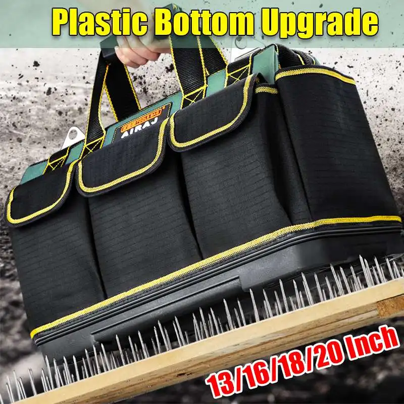 Upgrade Tool Bag 13/16/18/20 inch Electrician Bag Multi-Function 1680D Oxford Cloth Duty Waterproof Storage Toolkit Bag EU Stock
Upgrade Tool Bag 13/16/18/20 inch Electrician Bag Multi-Function 1680D Oxford Cloth Duty Waterproof Storage Toolkit Bag EU Stock