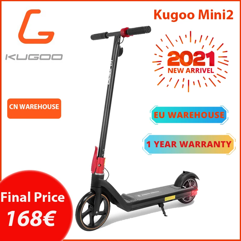 

EU US Stock KUGOO KIRIN Mini 2 Folding Electric Scooter for Kids 150W Brushless Motor Max 15 km/h 4AH Battery