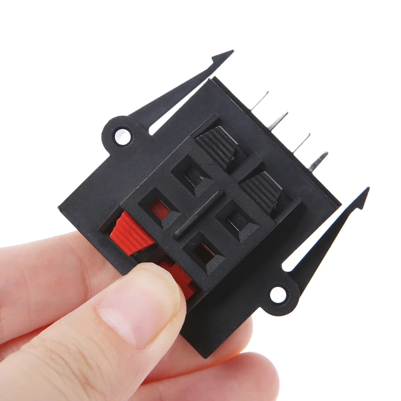 C5AE 4 Way 2 Row Push Release Connector Strip Block Plate Stereo Speaker Terminal
C5AE 4 Way 2 Row Push Release Connector Strip Block Plate Stereo Speaker Terminal