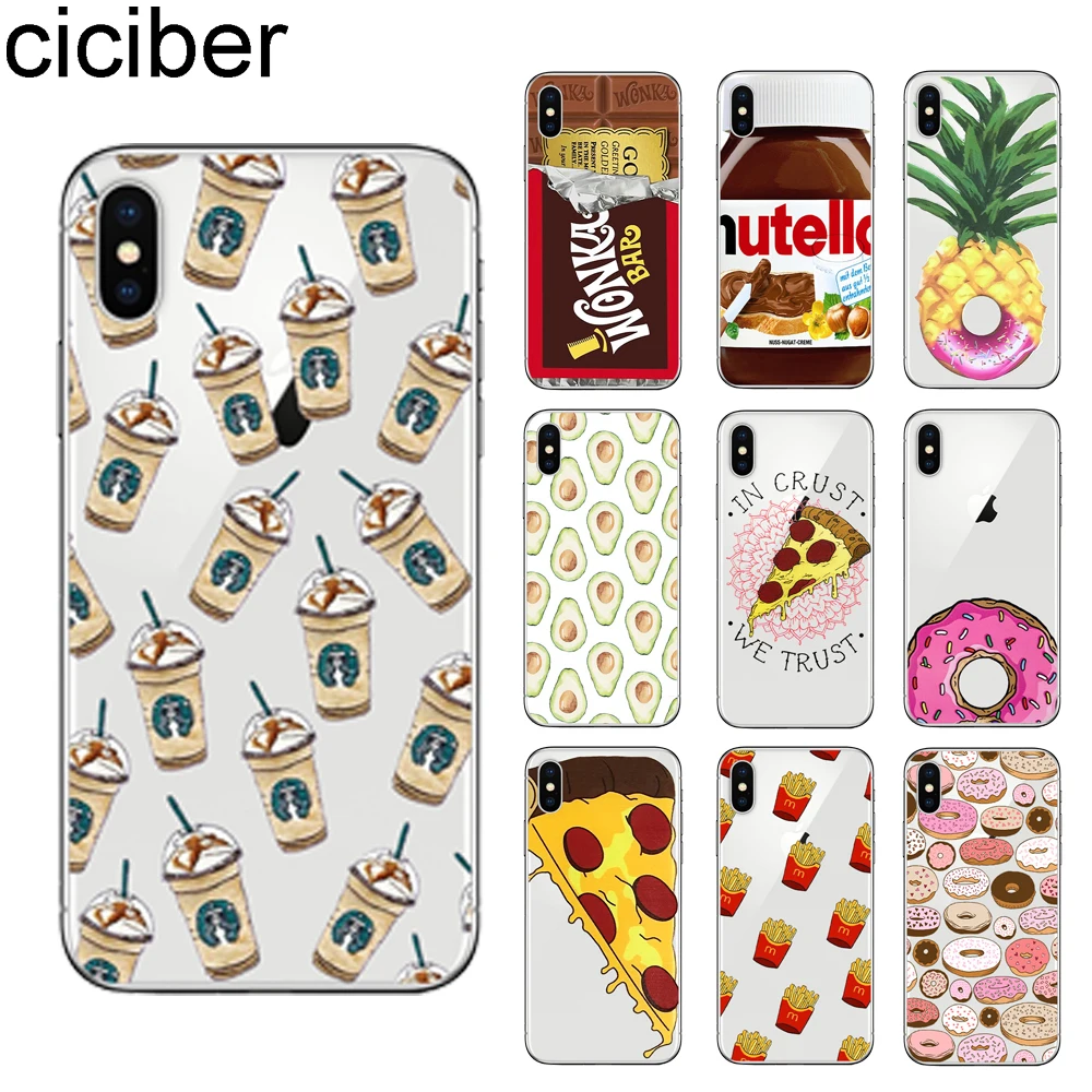 Чехол для телефона ciciber мягкий ТПУ чехол iPhone 11 Pro Max 7 8 6 6S Plus SE X XR XS с забавными